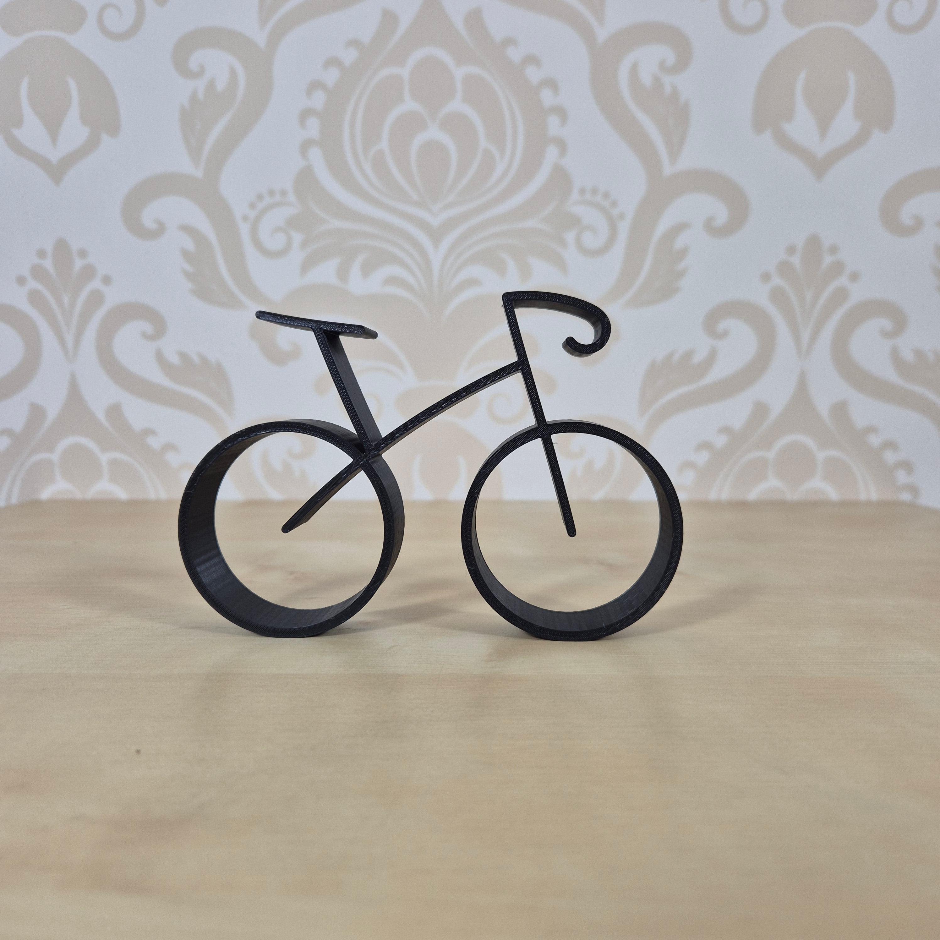 Minimalist Bicycle Decoration - line art