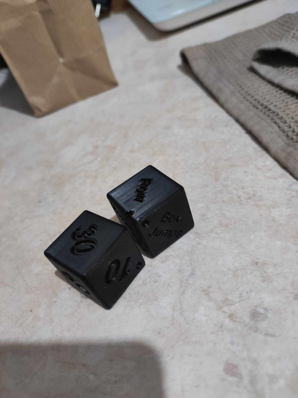 CrossFit Dice + Keychain