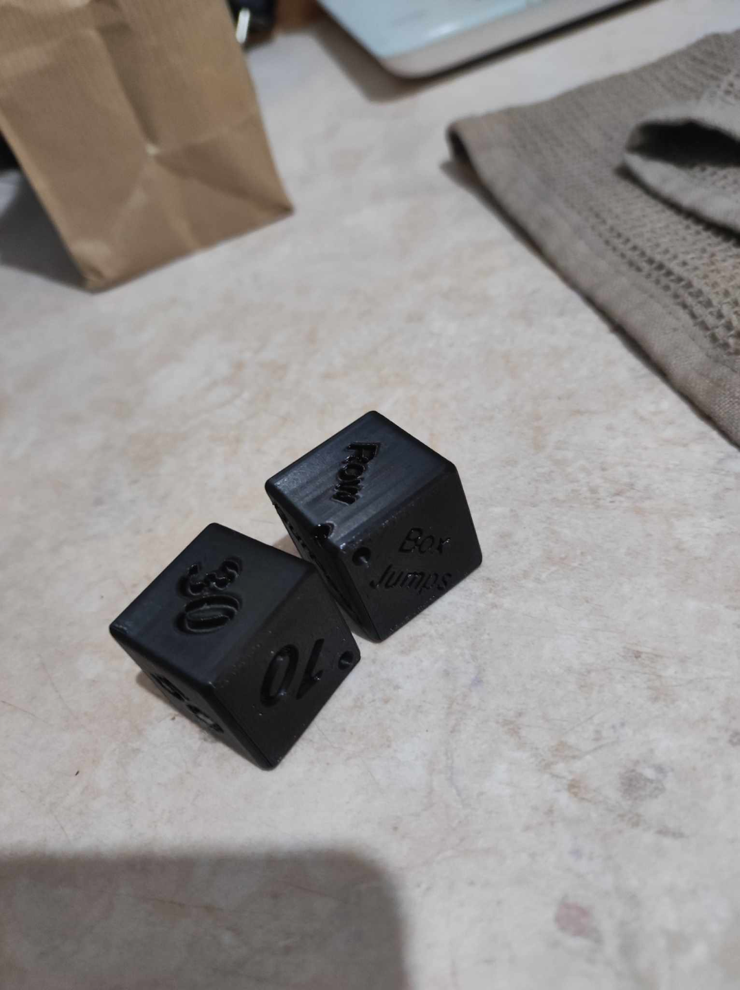 CrossFit Dice + Keychain