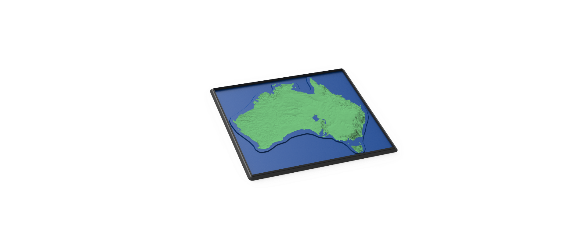 Australian Geography Relief