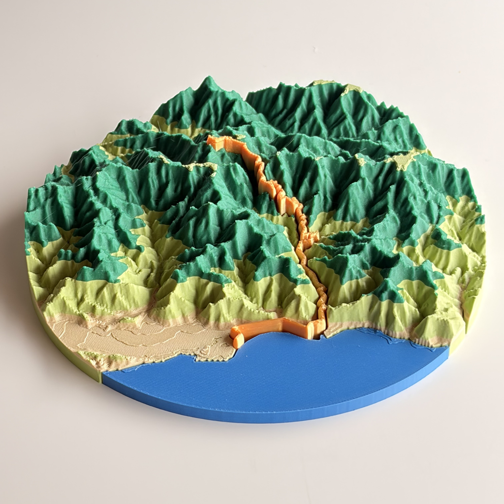 Taiwan KOM Challenge 3D Trail and Terrain