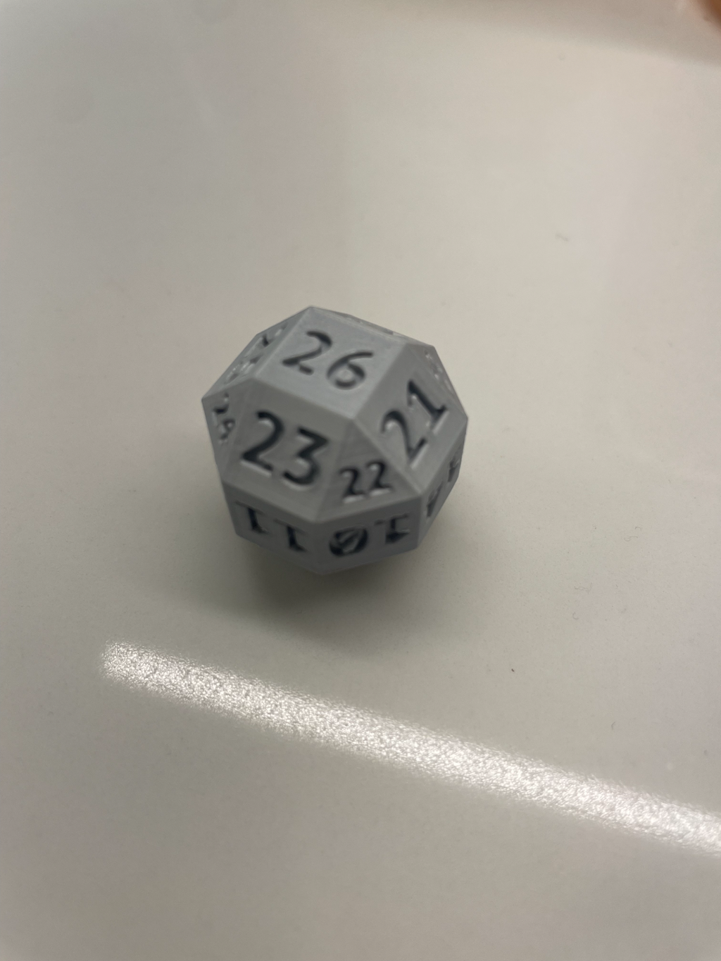 Novelty Dice - 26 sides (D26)