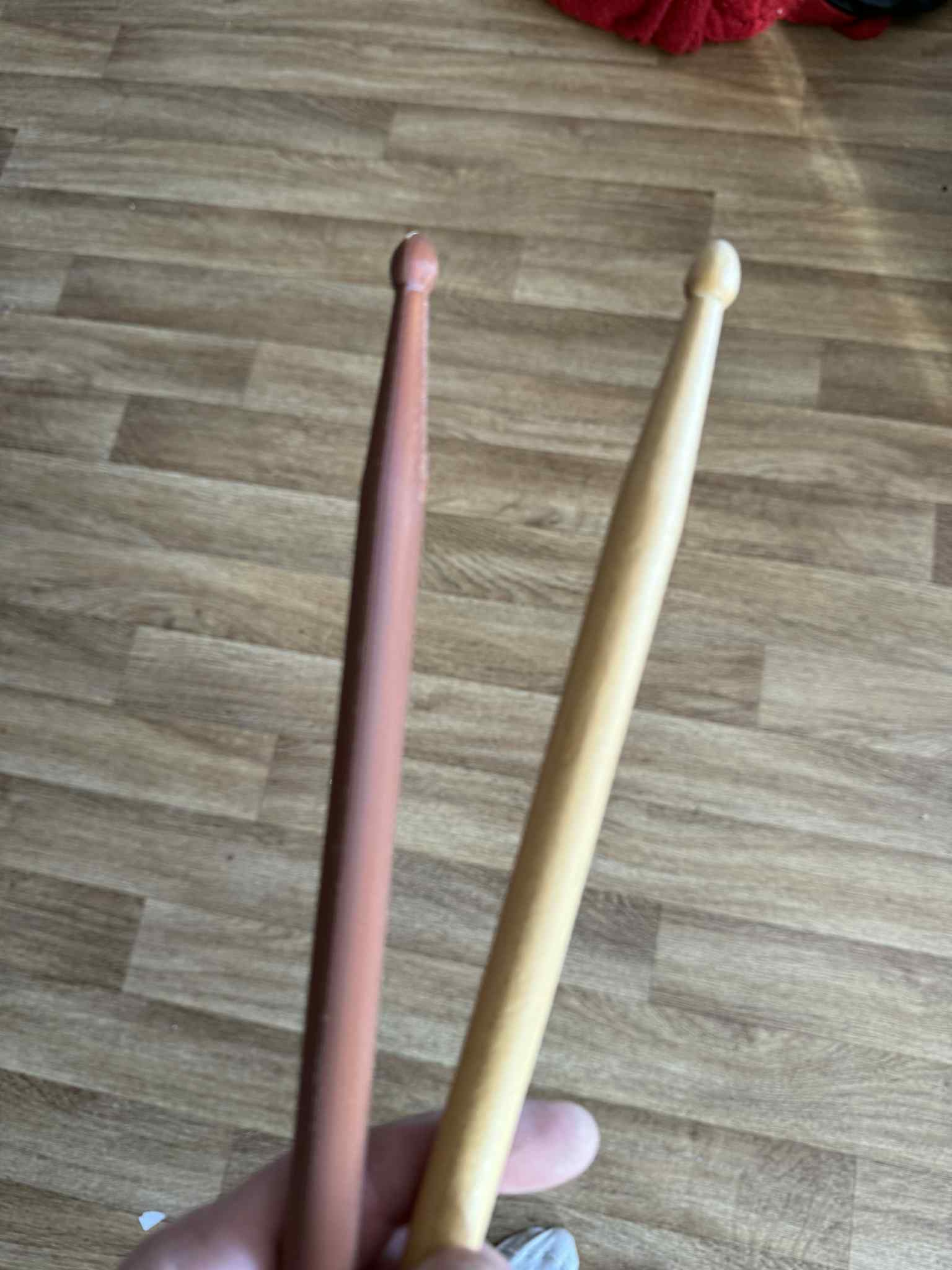 Drumsticks for the drum kit, Guitar hero