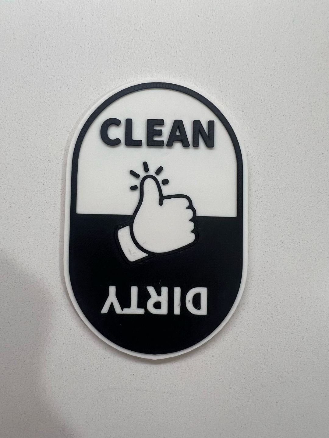 Clean or Dirty Dishwasher sign