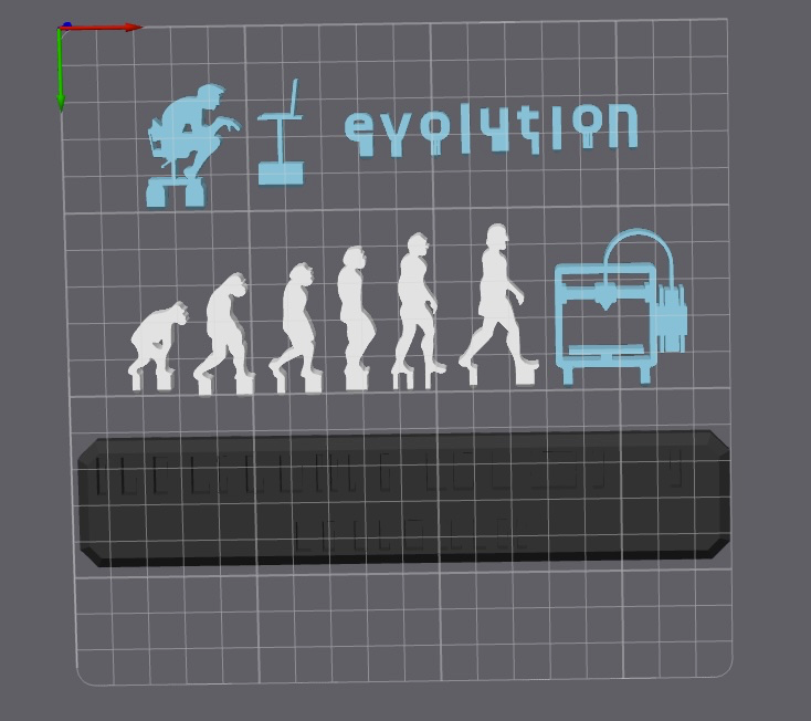 Human Evolution - multi color at once