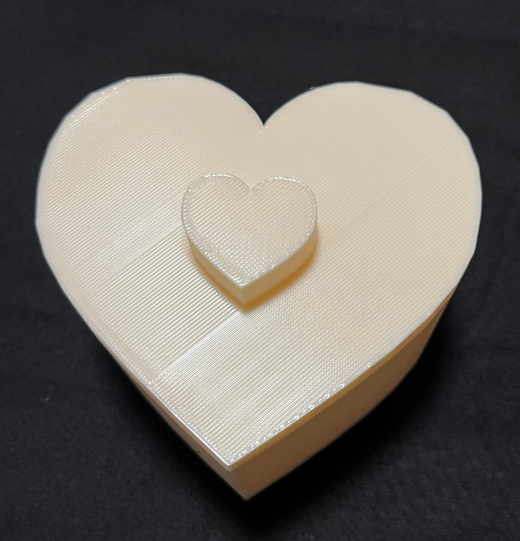 Mother's Day Heart shaped jewelry/trinket Box