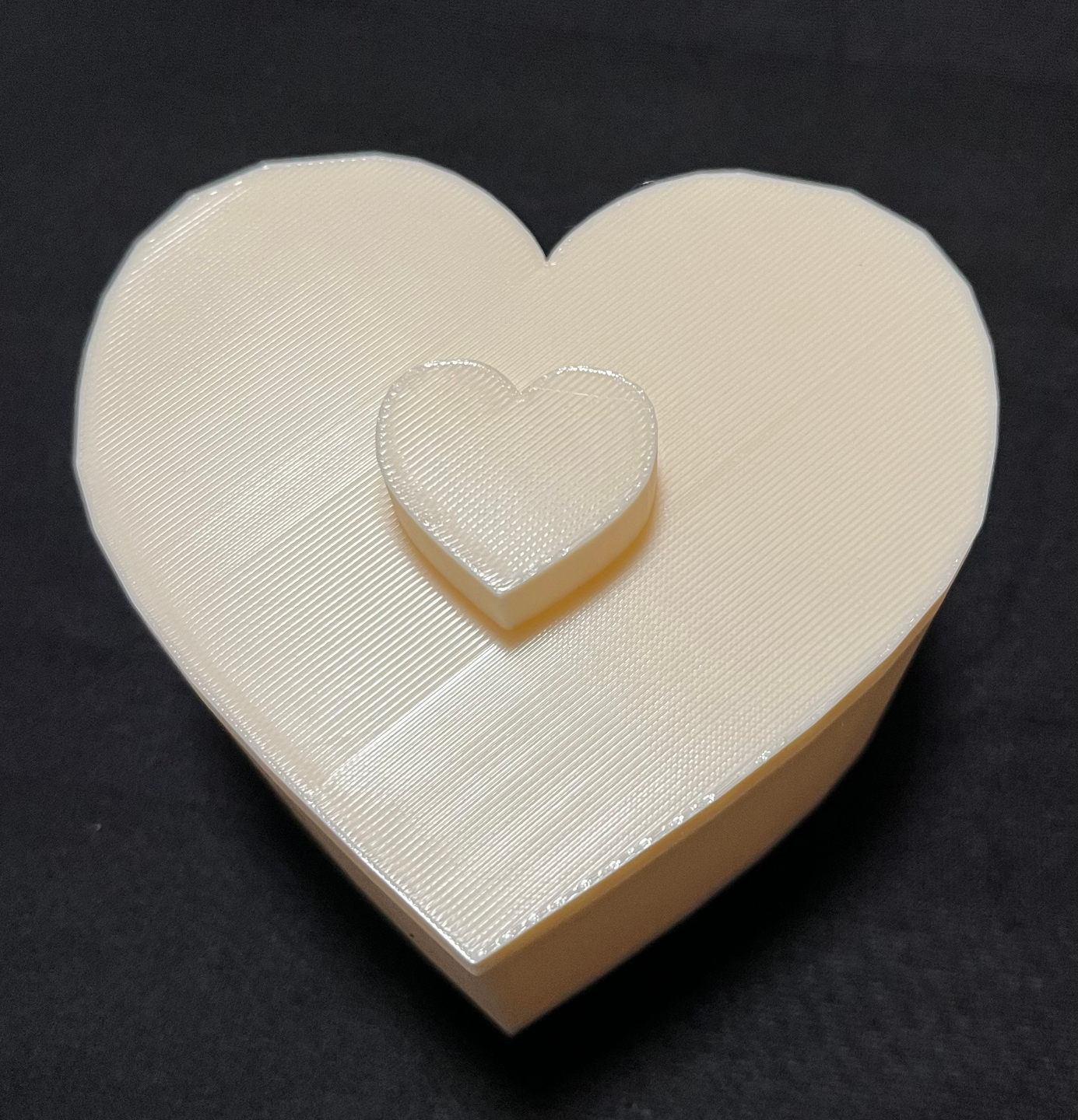 Mother's Day Heart shaped jewelry/trinket Box