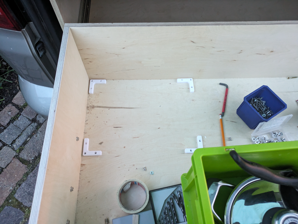 Crate Corner Holders / Fastening for Euro Boxes