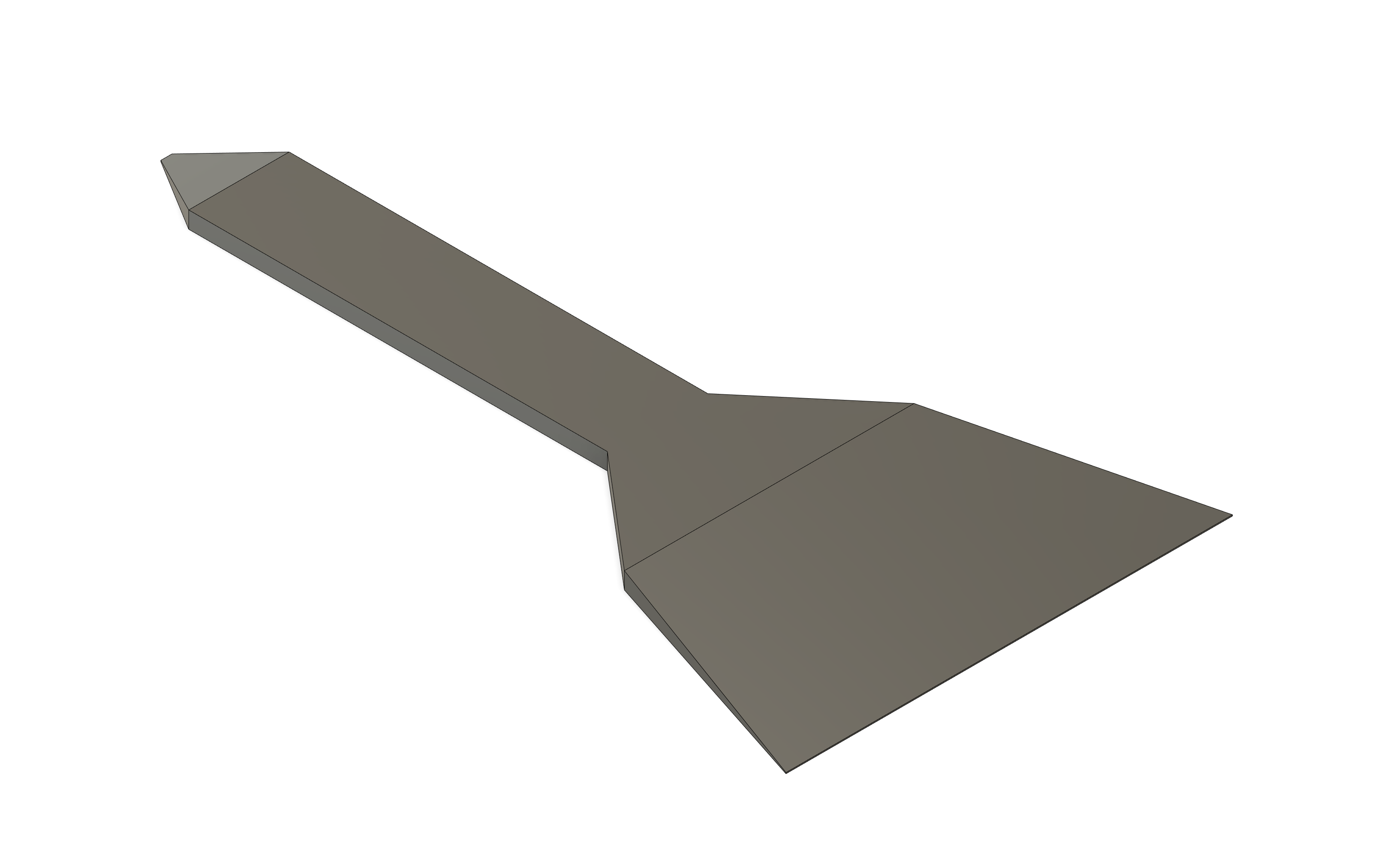 Glue/Paint dual spreader/spatula (parametric)
