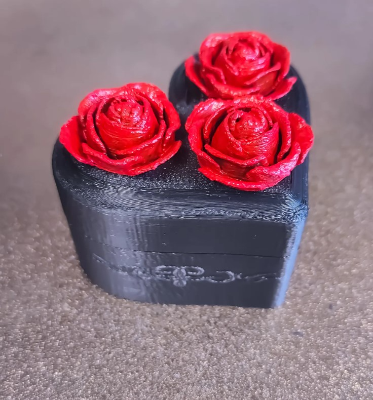 Heart-shaped Box with Roses