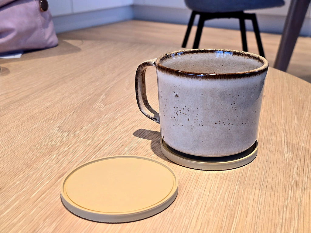 Zen Ring Coaster, Japandi‑style (stackable)