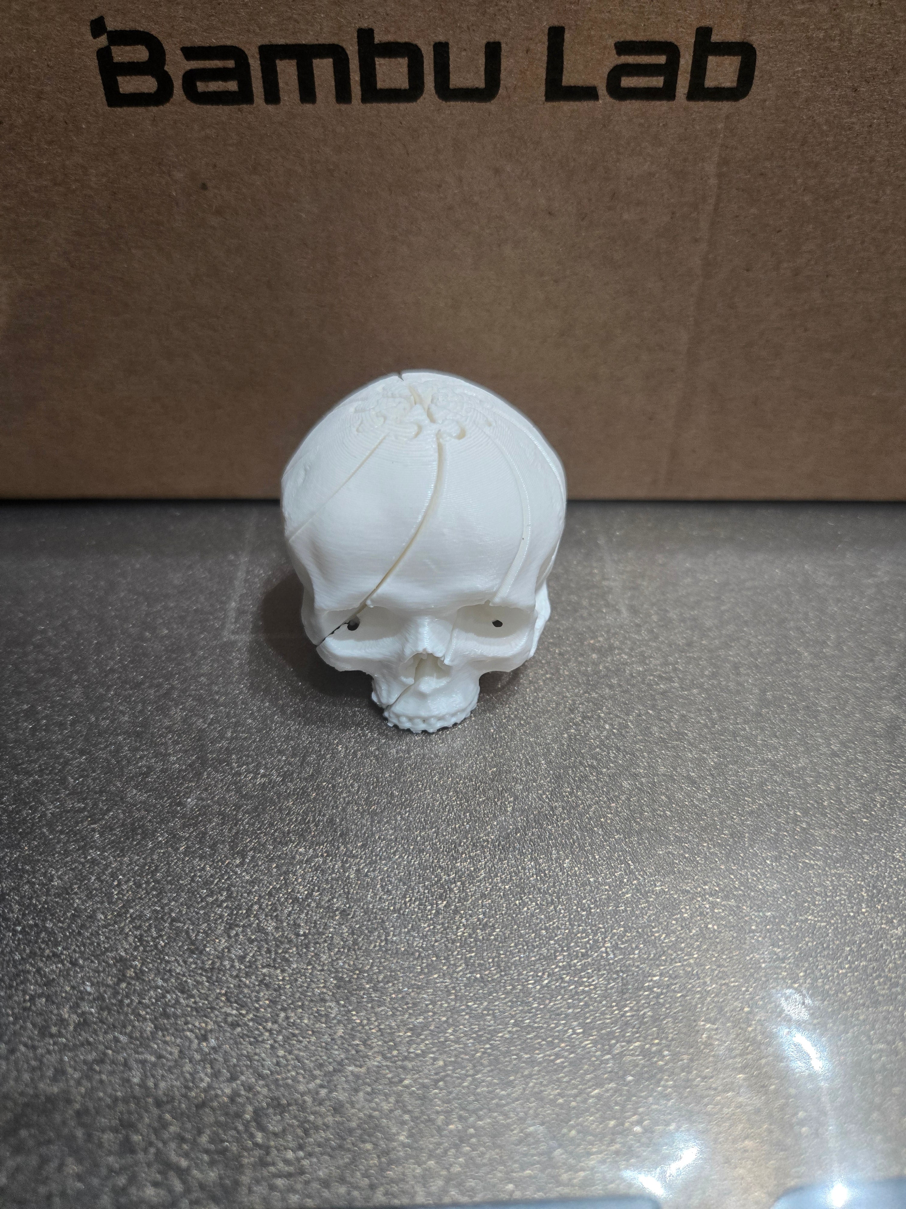 Slime fidget skull