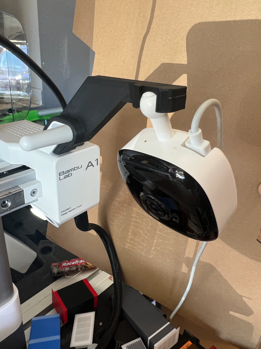 KASA camera arm A1. inverted orientation.