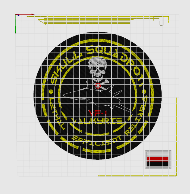 Macross/Robotech Skull Squadron Unit Emblem Light Box