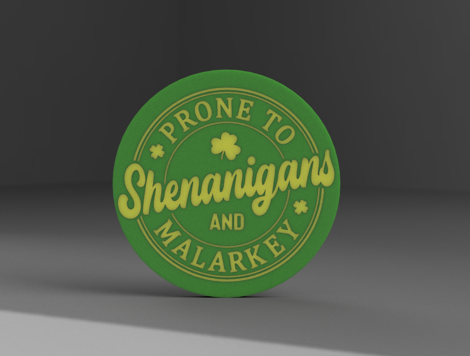St. Patrick's Coaster