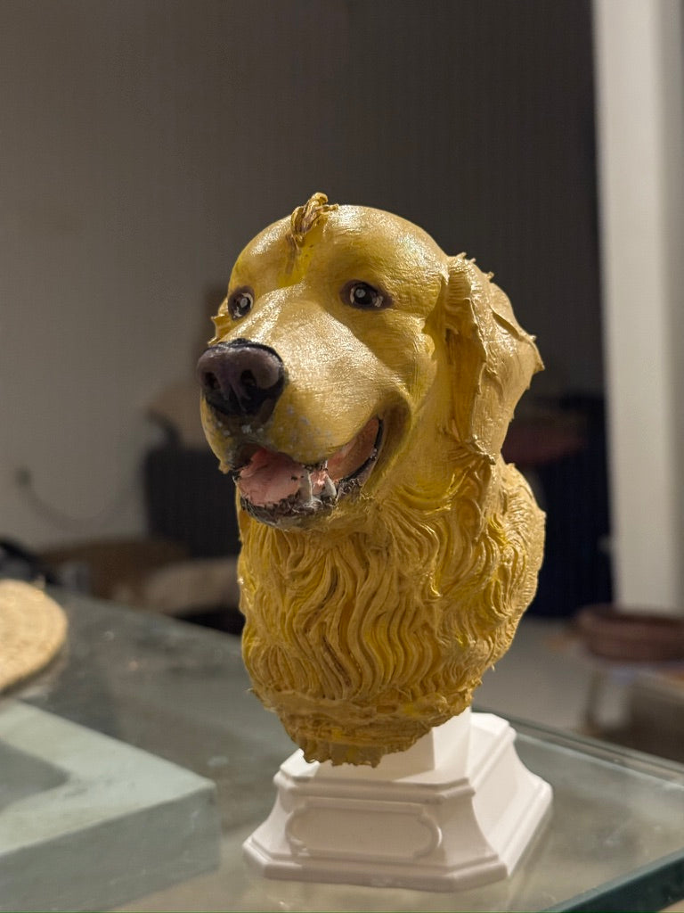 Golden Retriever Bust