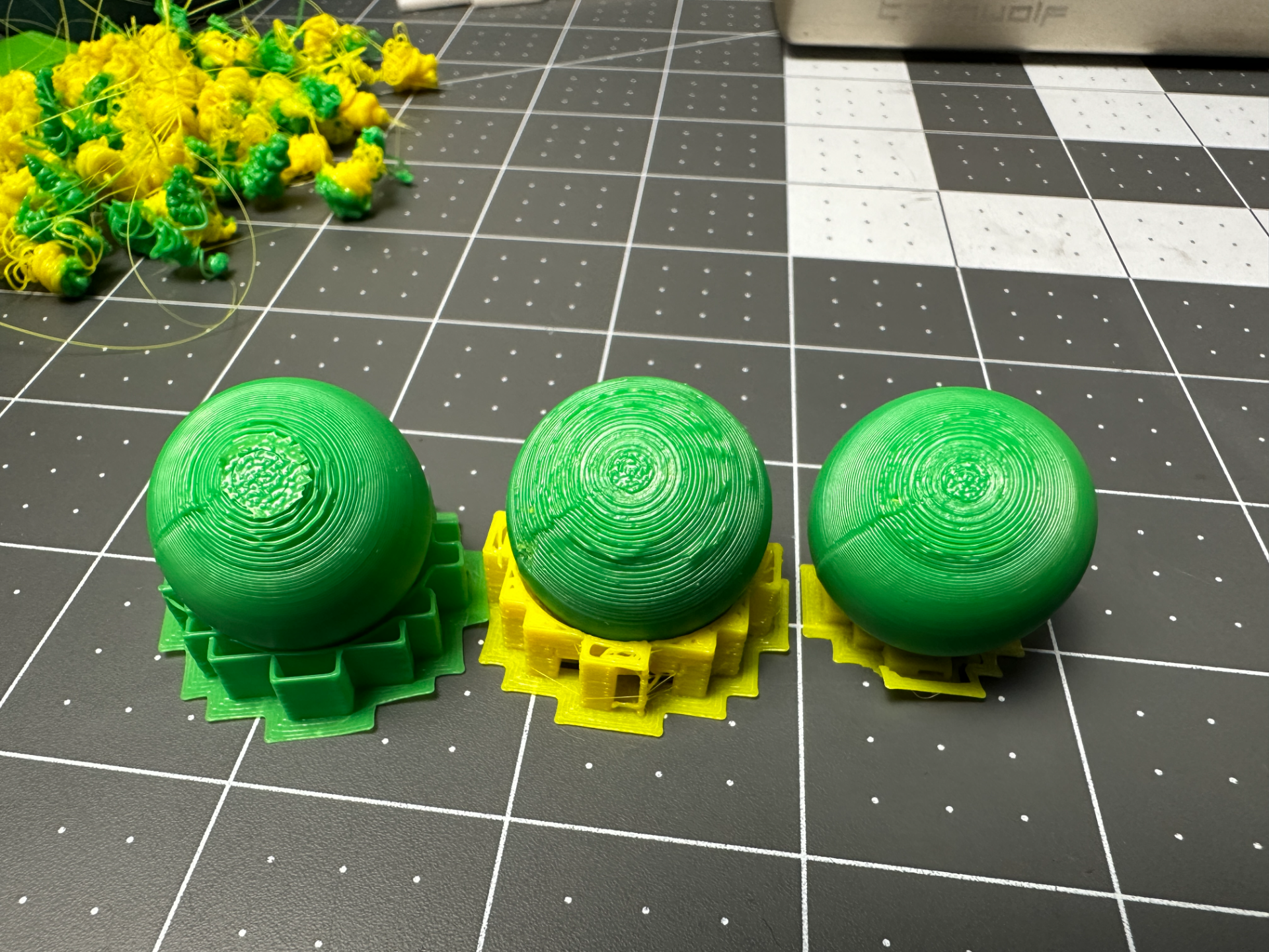 Support Settings Test Prints
