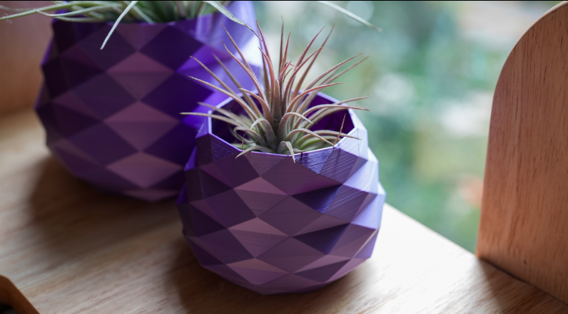 Low-Poly Twisted Geometric Vase