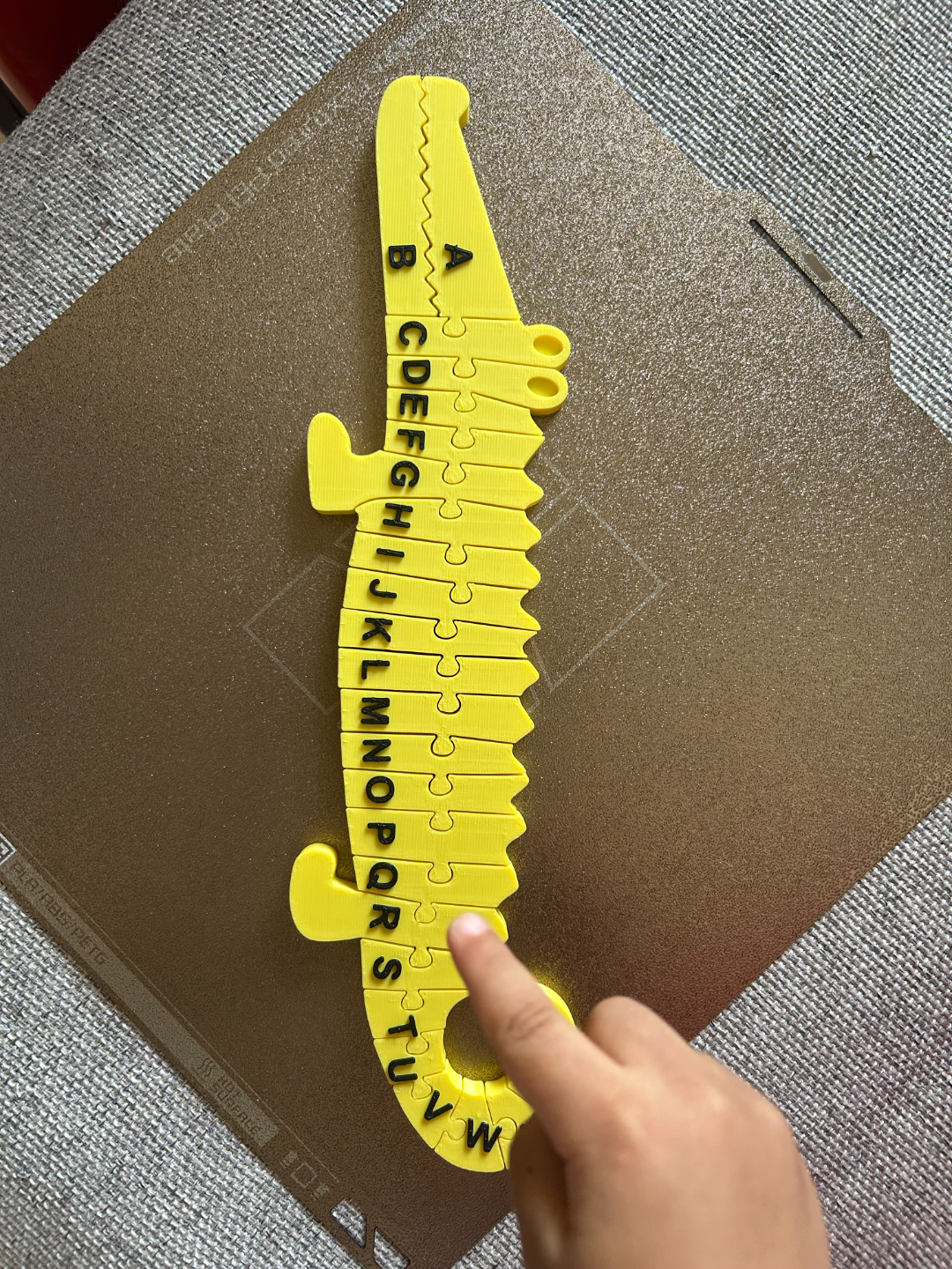Alphabet Crocodile