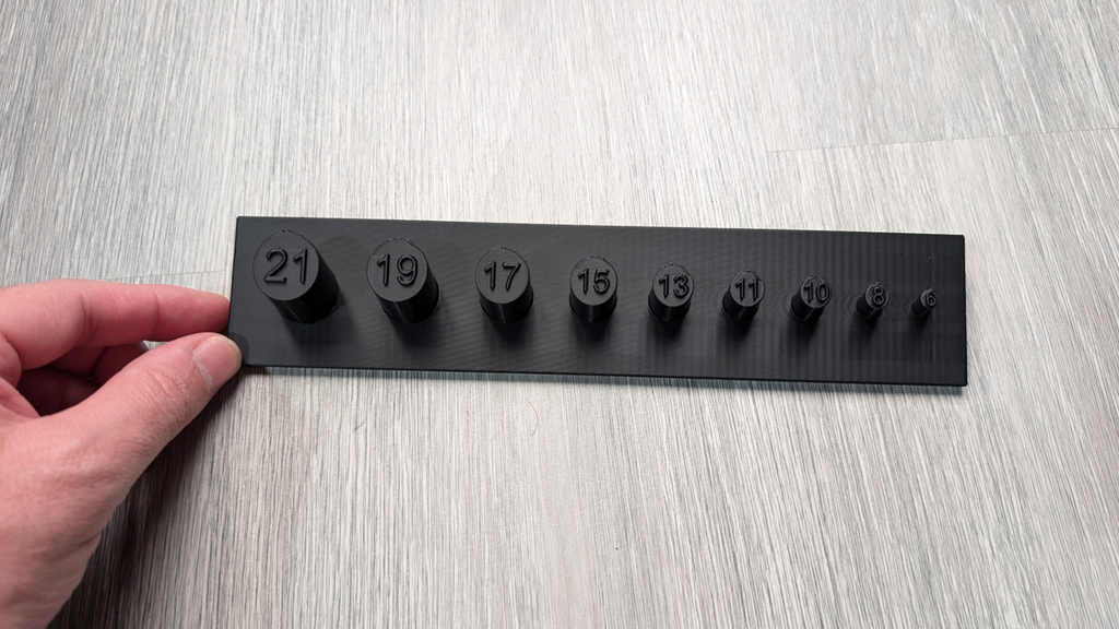 Lidl/Parkside Pegboard 15 Degree Wrenchholder