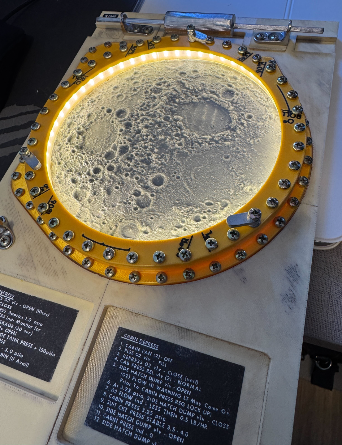 Apollo 11 Hatch Door Lamp
