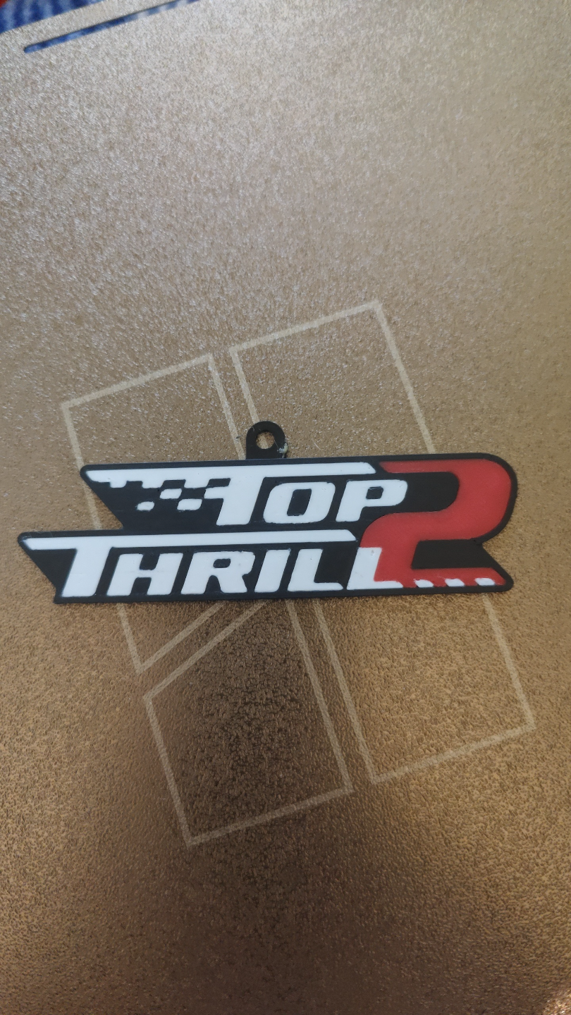 Top Thrill 2 keychain