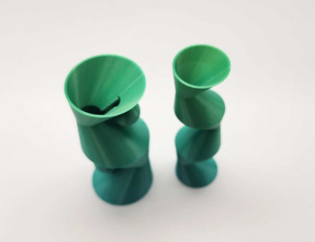 Cones & Spheres Spiral Vases
