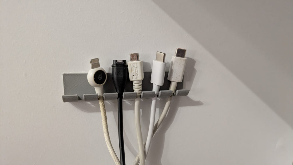 Wall-Mounted Cable Organizer & Management Rack