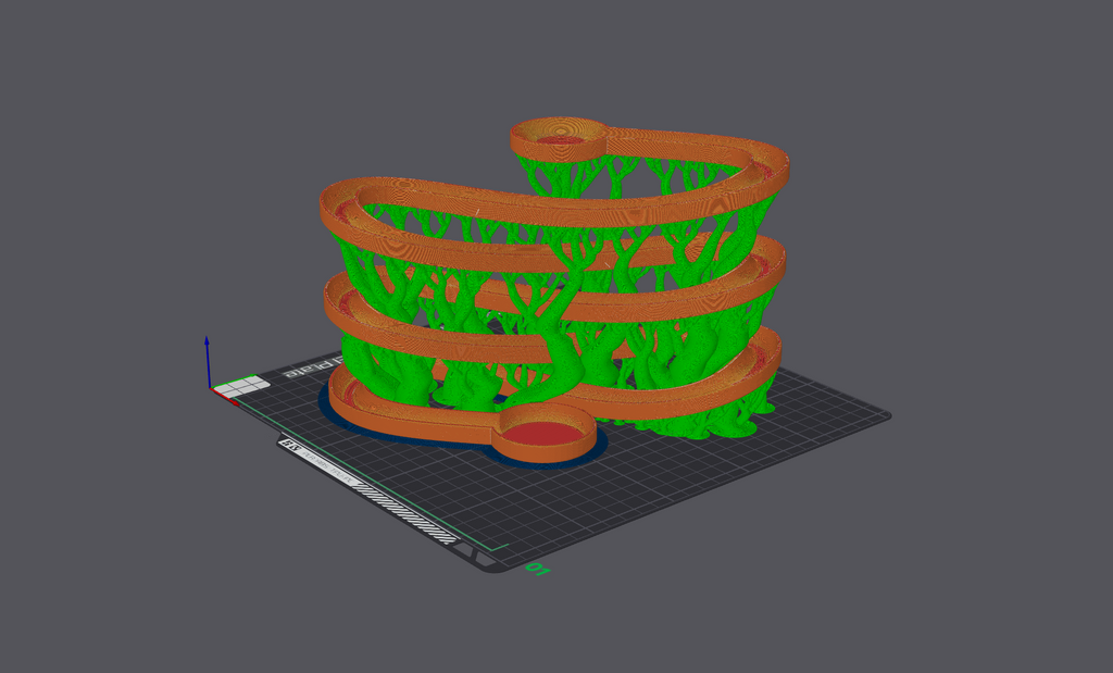Scaleable Tree Support Marble Run - Figure 8 Style