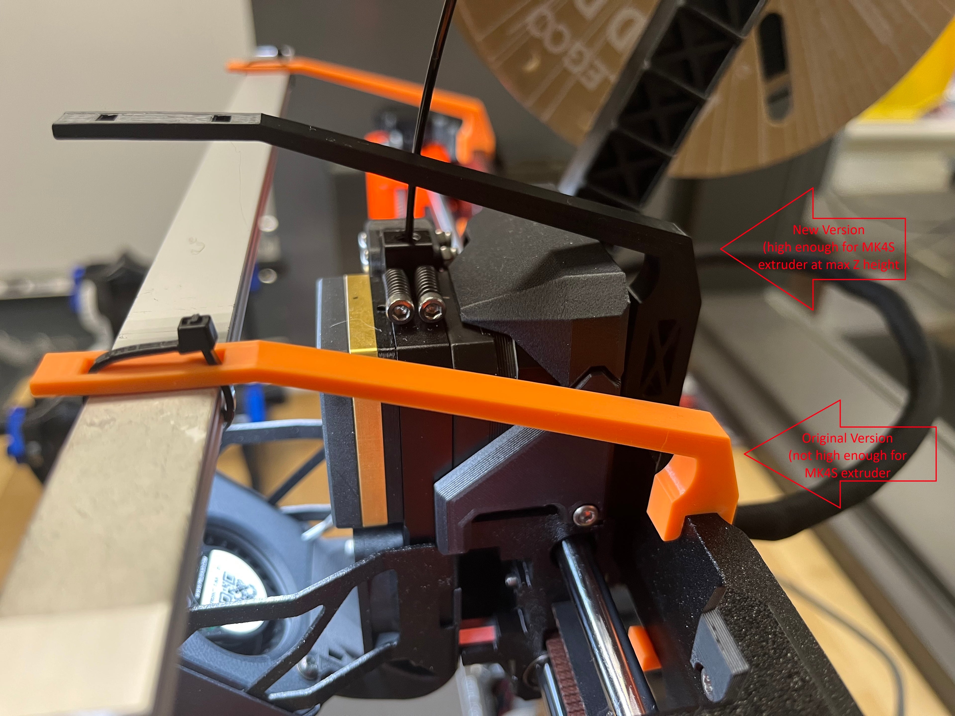 Light Bar Mount For Prusa MK3-MK4S Printers