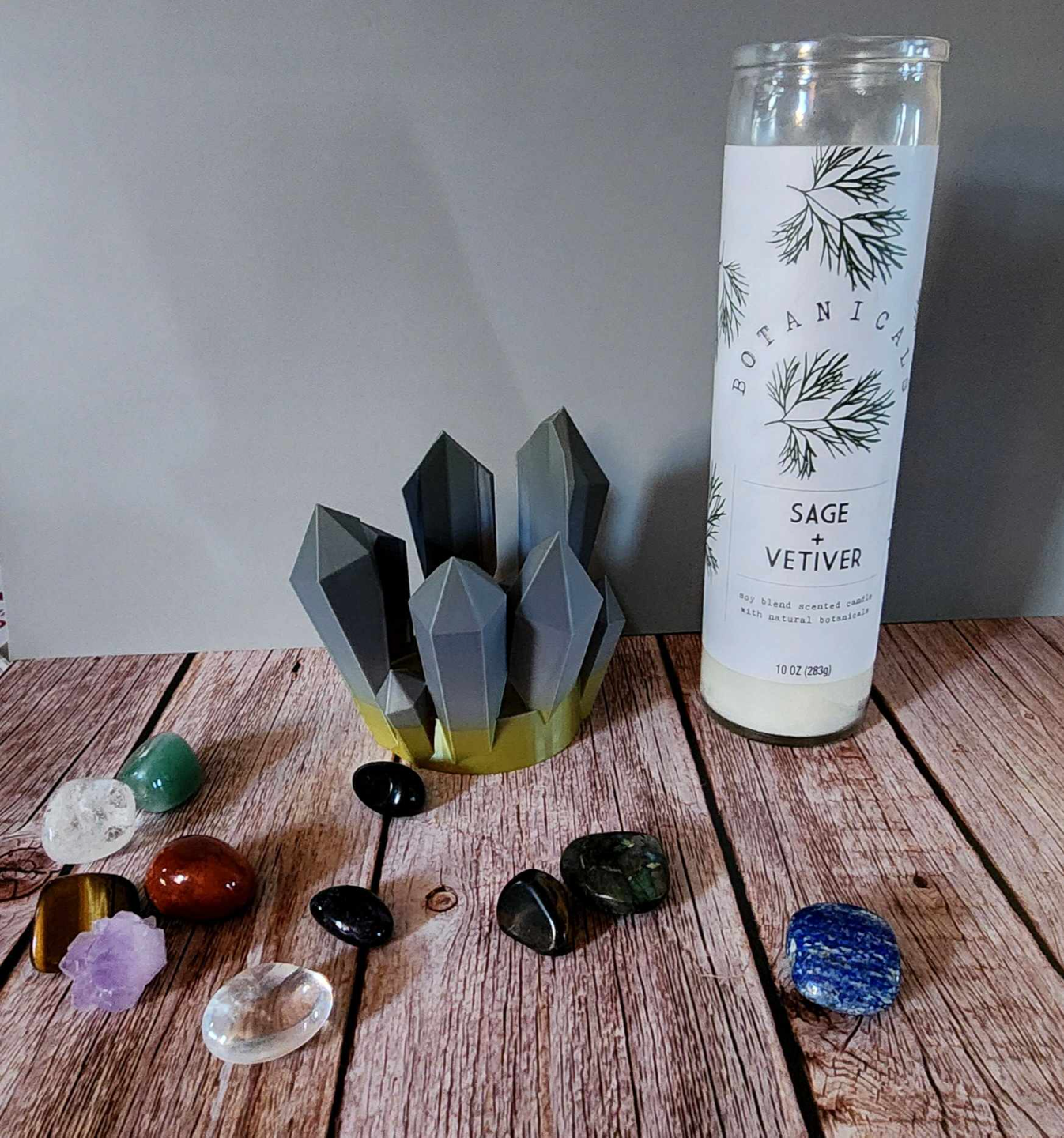 Decorative Crystal Candle Holder