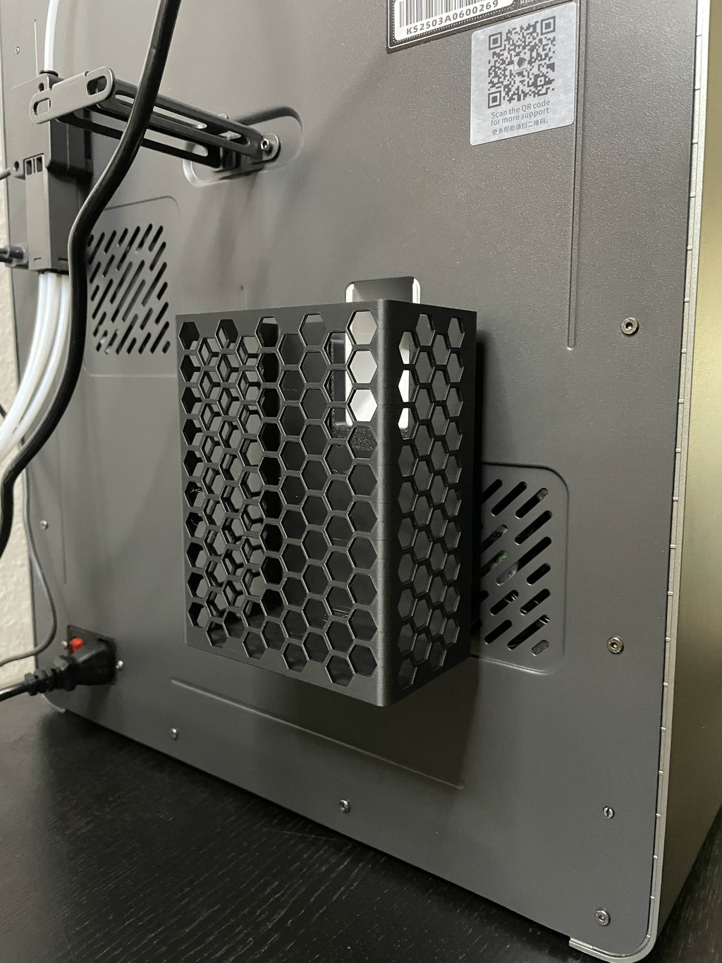 Anycubic Kobra S1 Poop Bin V2 With HEX Cutouts