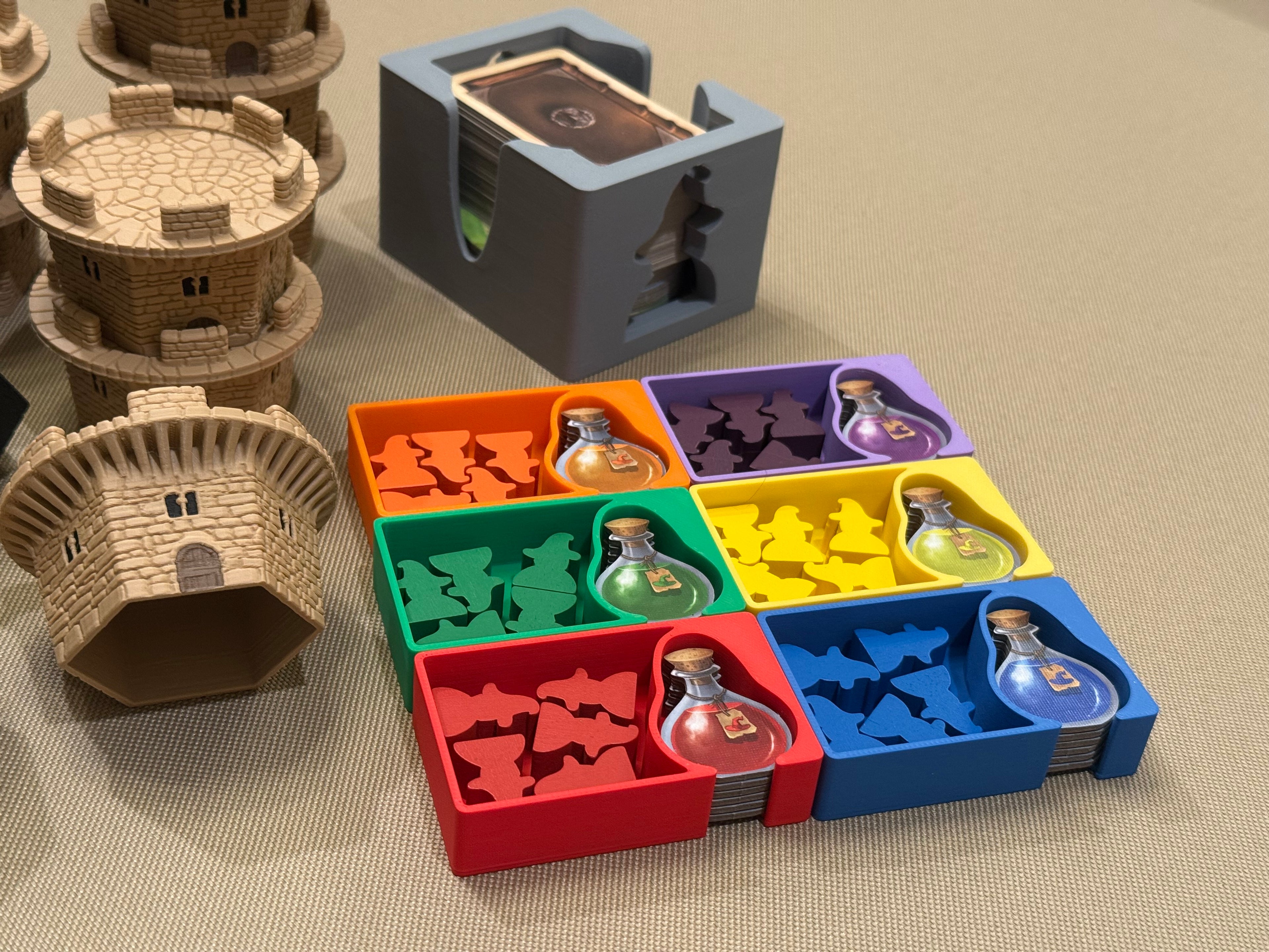 Wandering Towers Player Pieces & Setup Organizer