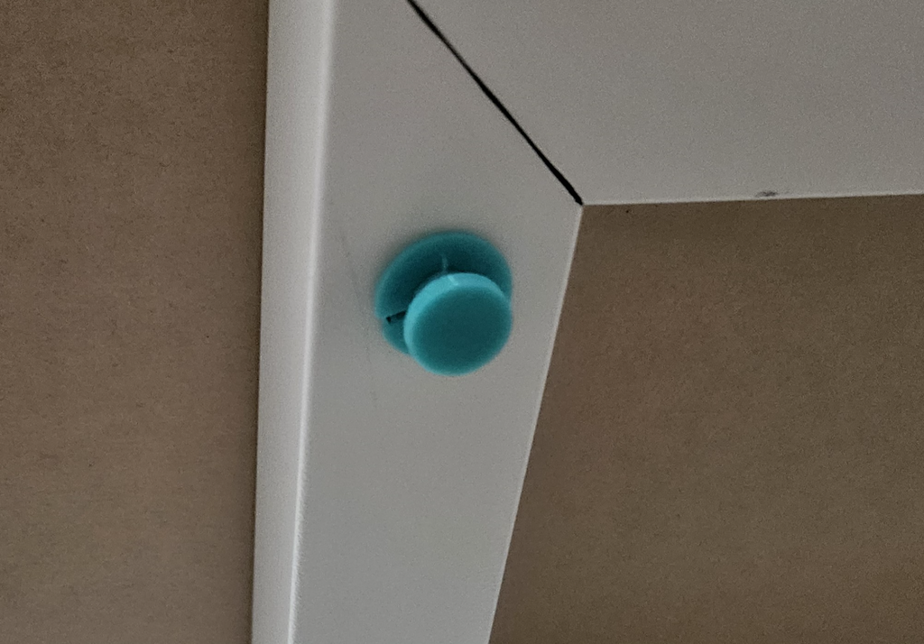 IKEA Bekant Long Affixing dowels and holder