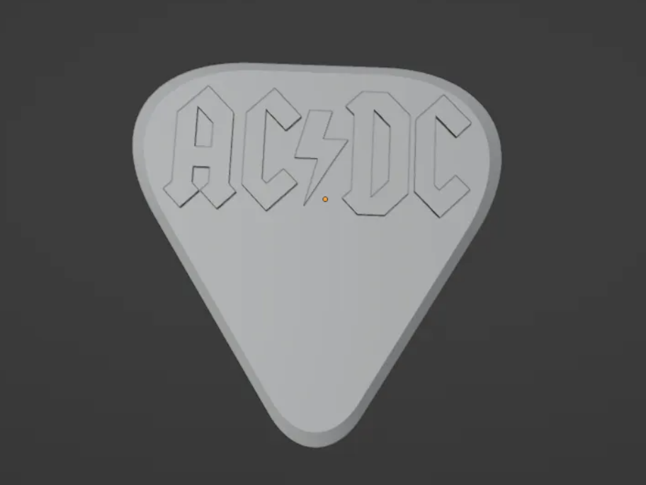 AC/DC plectrum