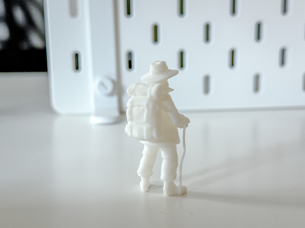 Miniature Explorer/Old Man for your Diorama