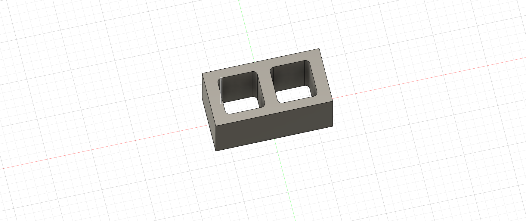 1:12 Scale Cinder Block