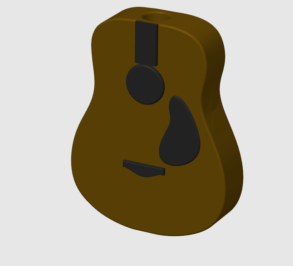 Guitar Pen Holder (inplace, possible multicolor!)