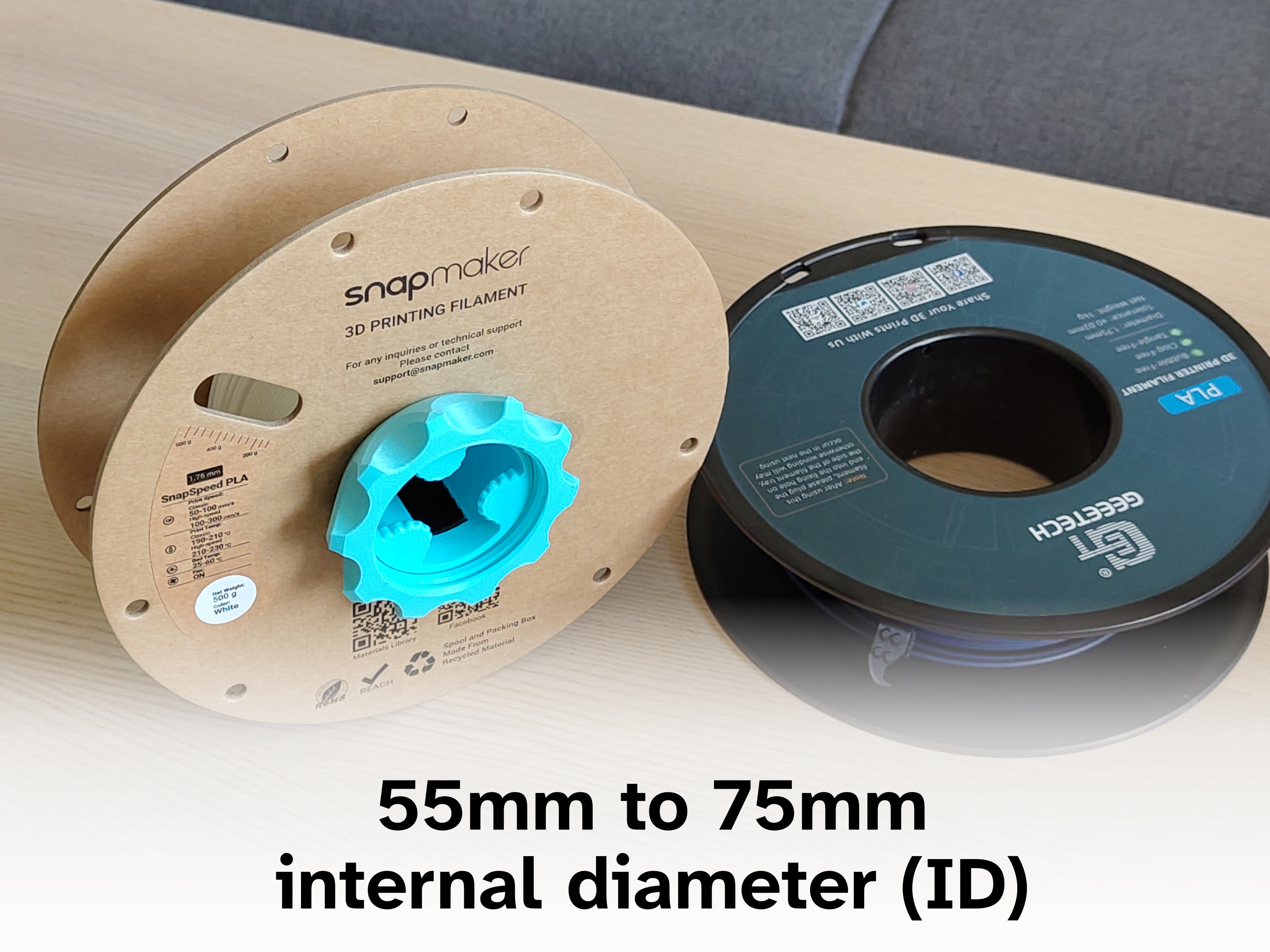 Snapmaker U1 - Universal Spool Adapter