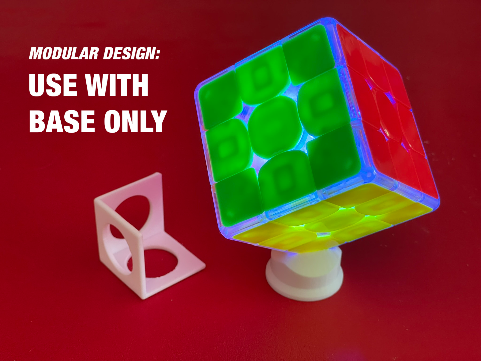 Fast Modular Cube Holder for speed cubes (Rubik's)
