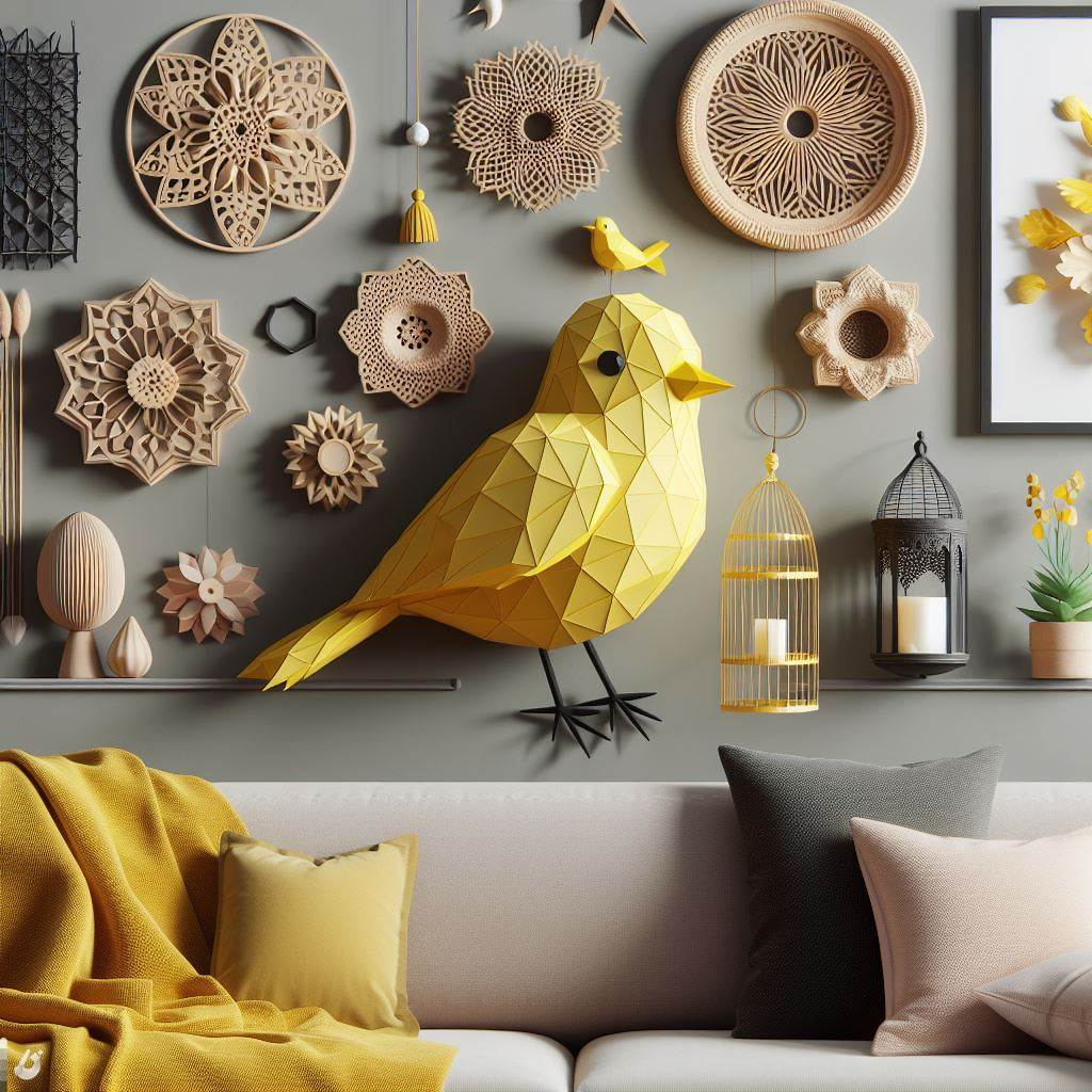 Low-poly sparrow