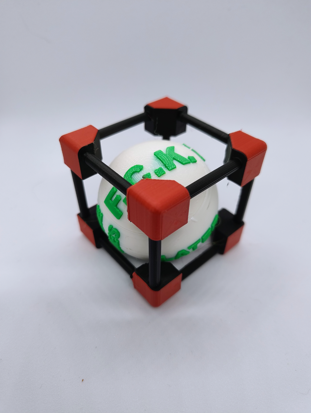 random dice in cage