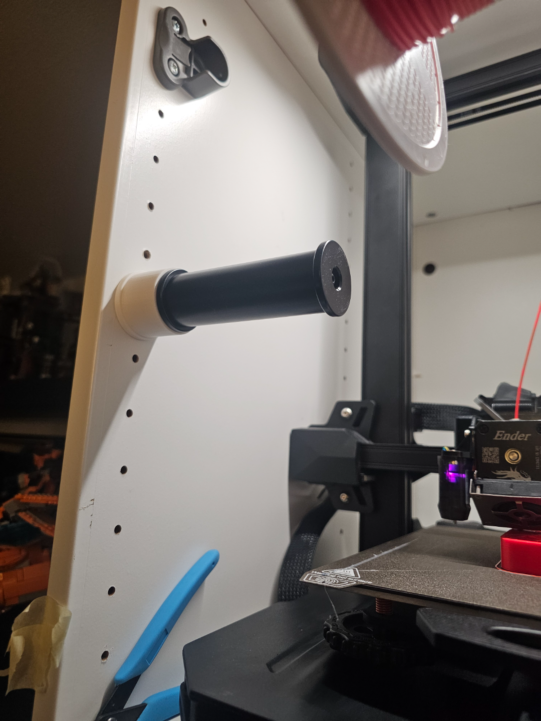 Ikea Pax Ender 3 s1 and Pro filament holder