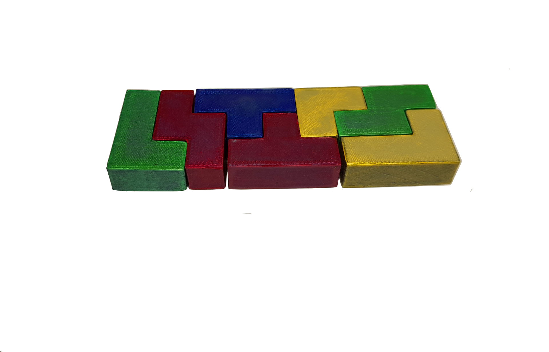 Tetris Puzzle Cube - 7 pieces