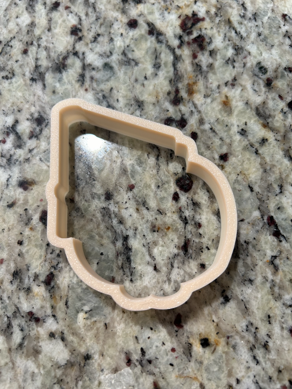 Back to School Apple Cookie Cutter with Flag