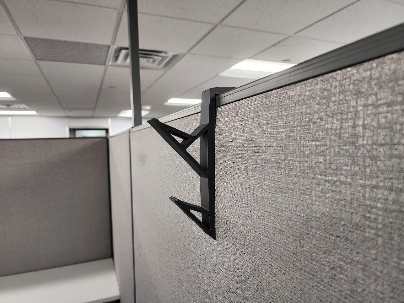 Cubicle Double Hook Coat hanger