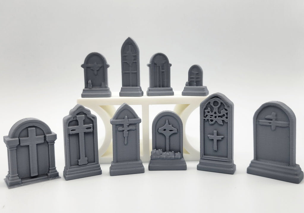 Miniature Tombstone Set (10 Pieces)
