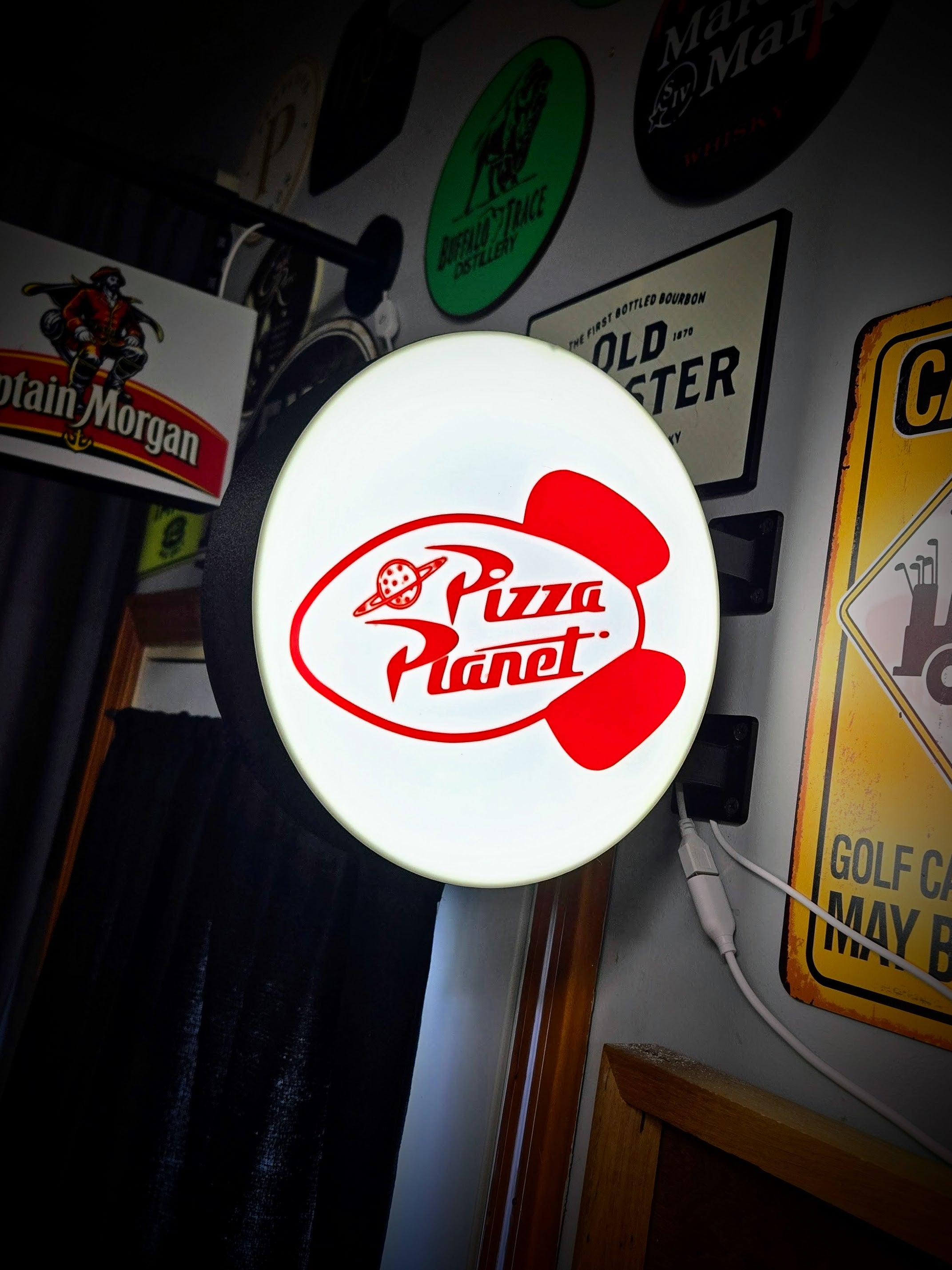 Pizza Planet ~ 2-Sided LED Lightbox