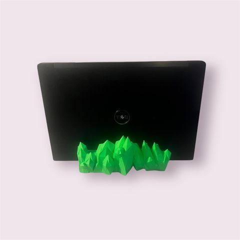 Crystal Laptop Stand no supports