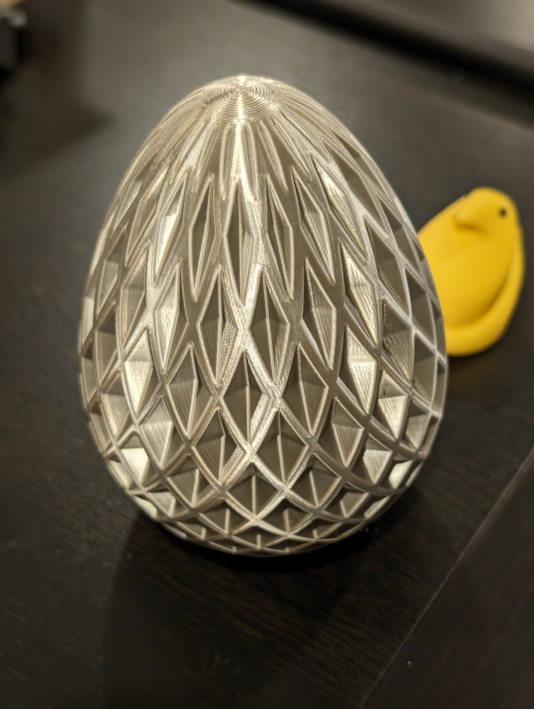 Easter Decorative Egg Honeycomb Diamond Dragon